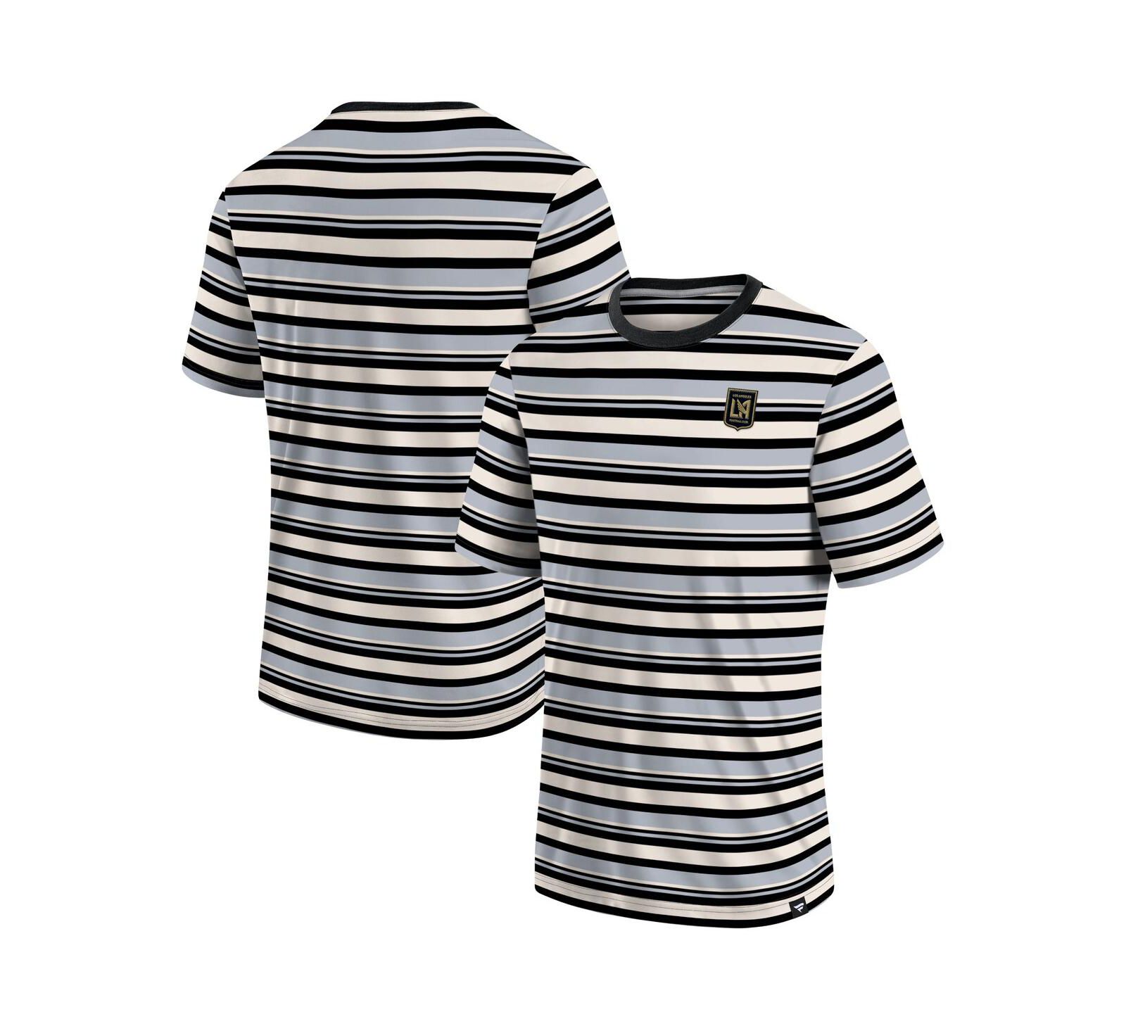 Мужская футболка Fanatics Black LAFC Shot Clock Stripe