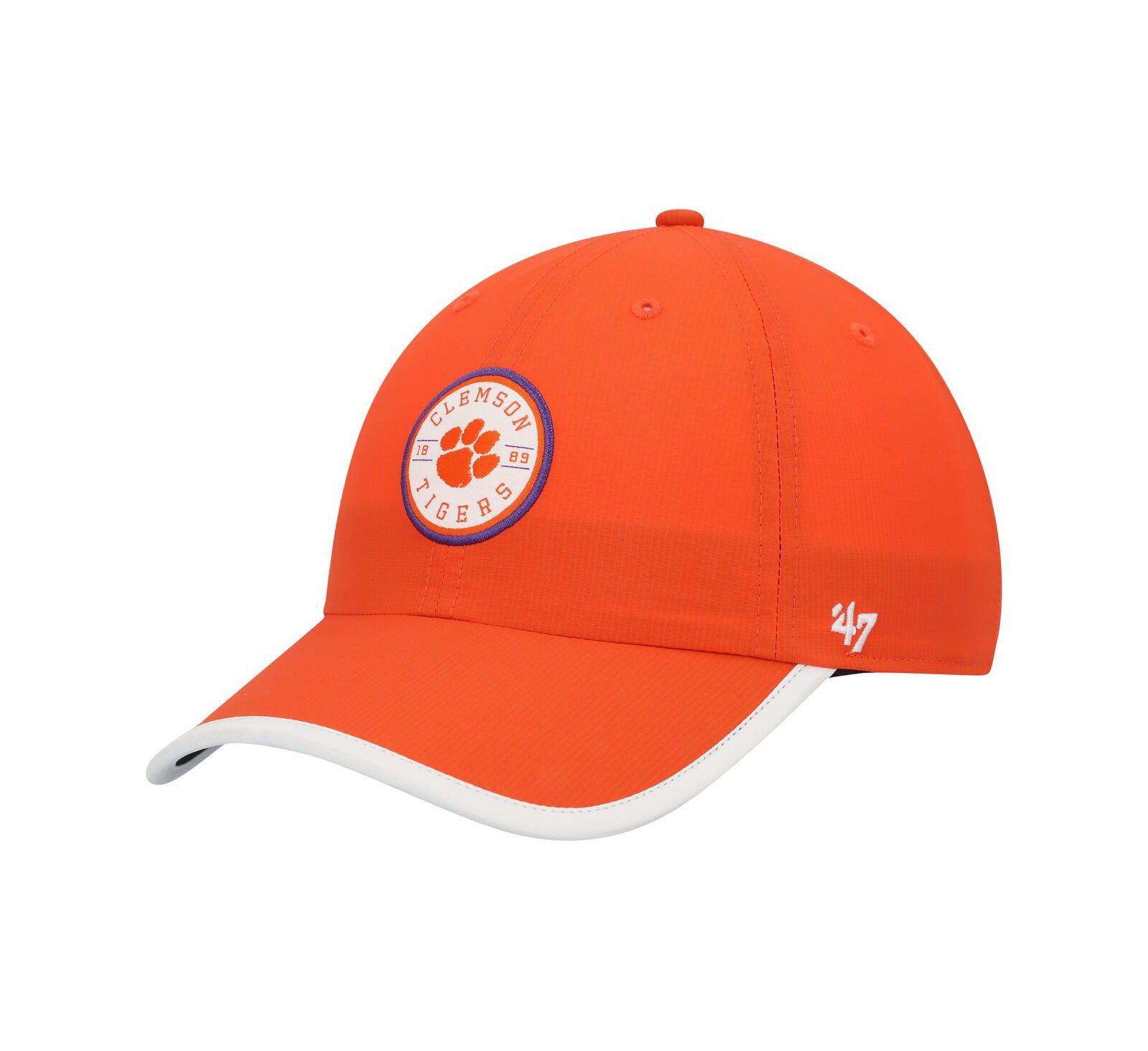Мужская кепка '47 Brand Orange Clemson Tigers Microburst Clean Up Adjustable Hat