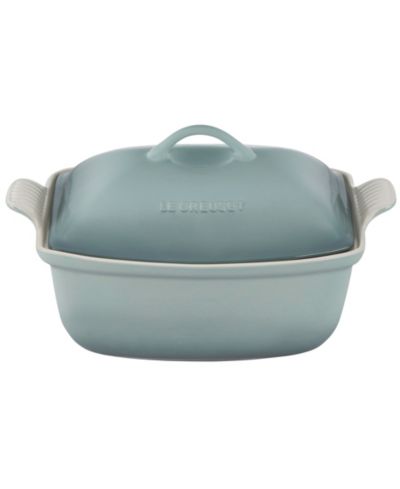 Глубокая форма для запекания Le Creuset Heritage Stoneware 4.5 Quart с крышкой