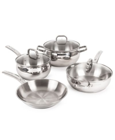Набор кухонной посуды BergHOFF Belly 18/10 Stainless Steel 7 Piece Starter