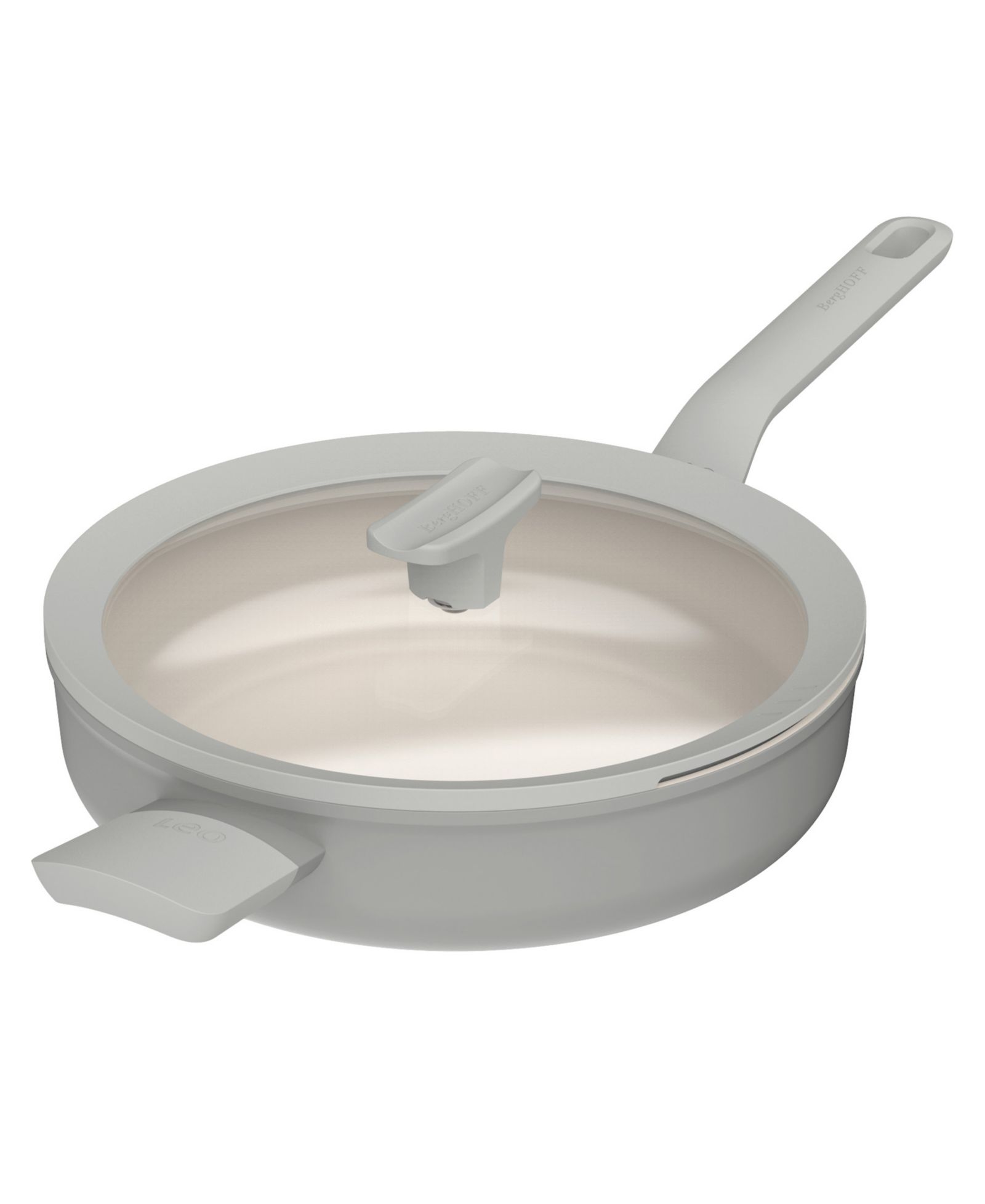 BergHOFF Balance Nonstick Ceramic Saute Pan (Long Handle) 10.25", 3.1qt. With Glass Lid