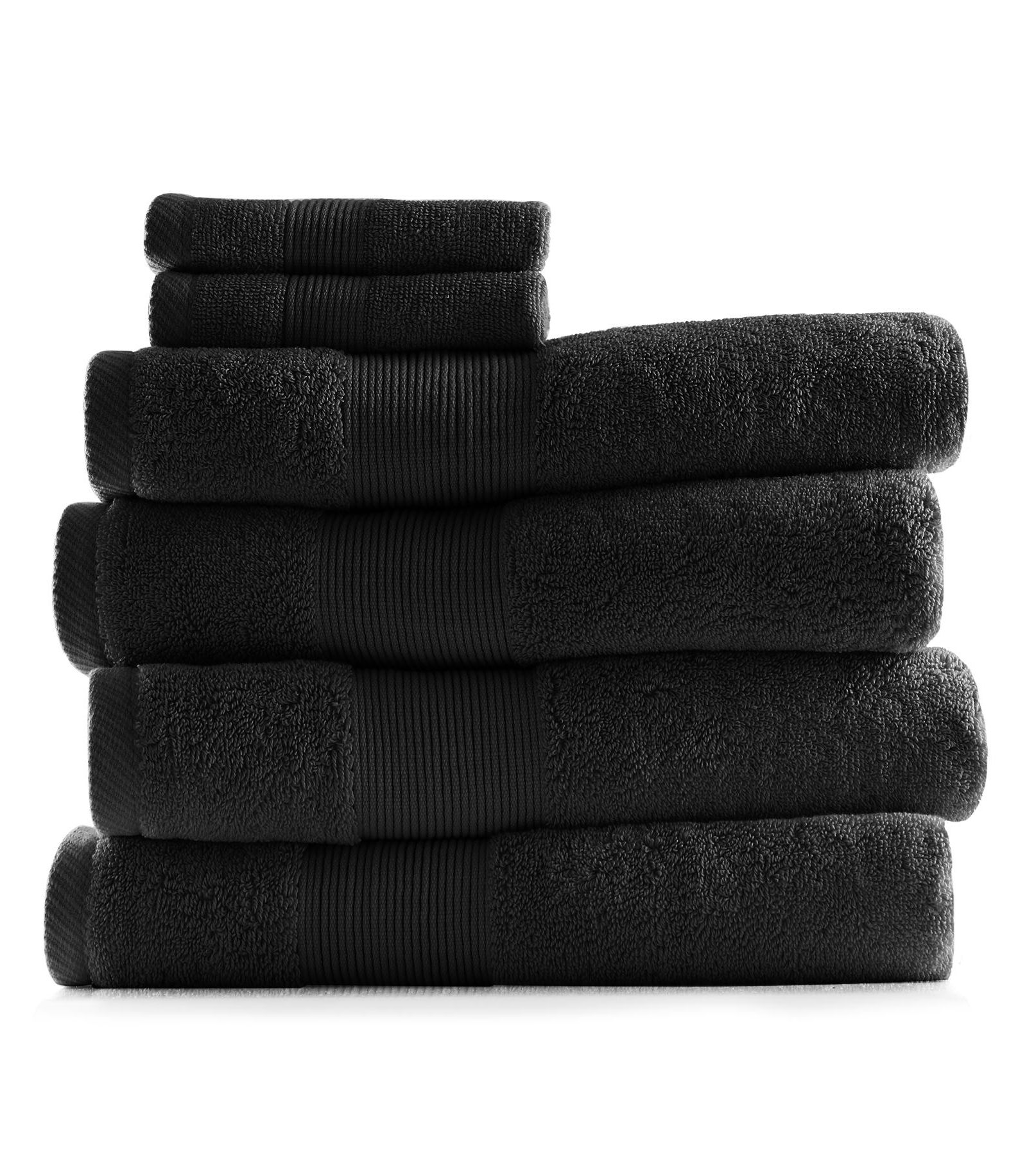 Hearth & Harbor Luxury Combed Cotton Bath Towel Set, 6-Piece