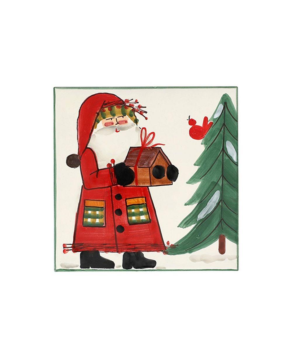 Подставка под горячее Old St. Nick с домиком для птиц
