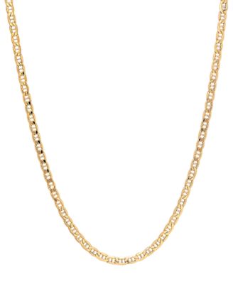 Легкая цепь Mariner Link 22" (4mm) в 14k золоте
