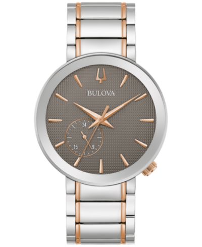 Bulova Men's Latin Grammy Futuro Two-Tone Stainless Steel Bracelet Watch 42mm