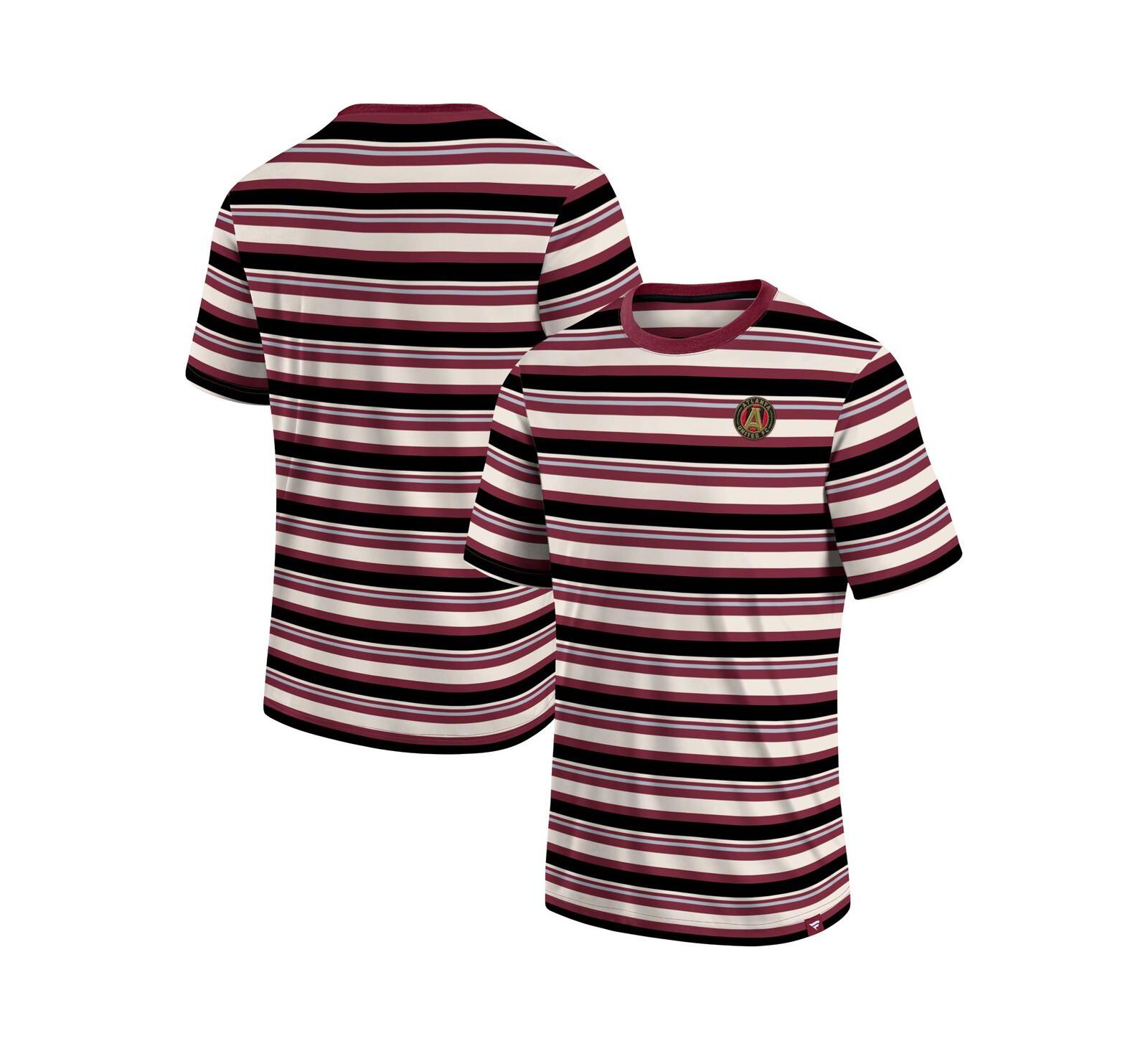 Men's Fanatics Red Atlanta United FC Shot Clock Stripe T-shirt