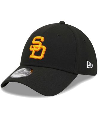 Мужская бейсболка New Era San Diego Padres с логотипом, модель 39THIRTY Flex, черная