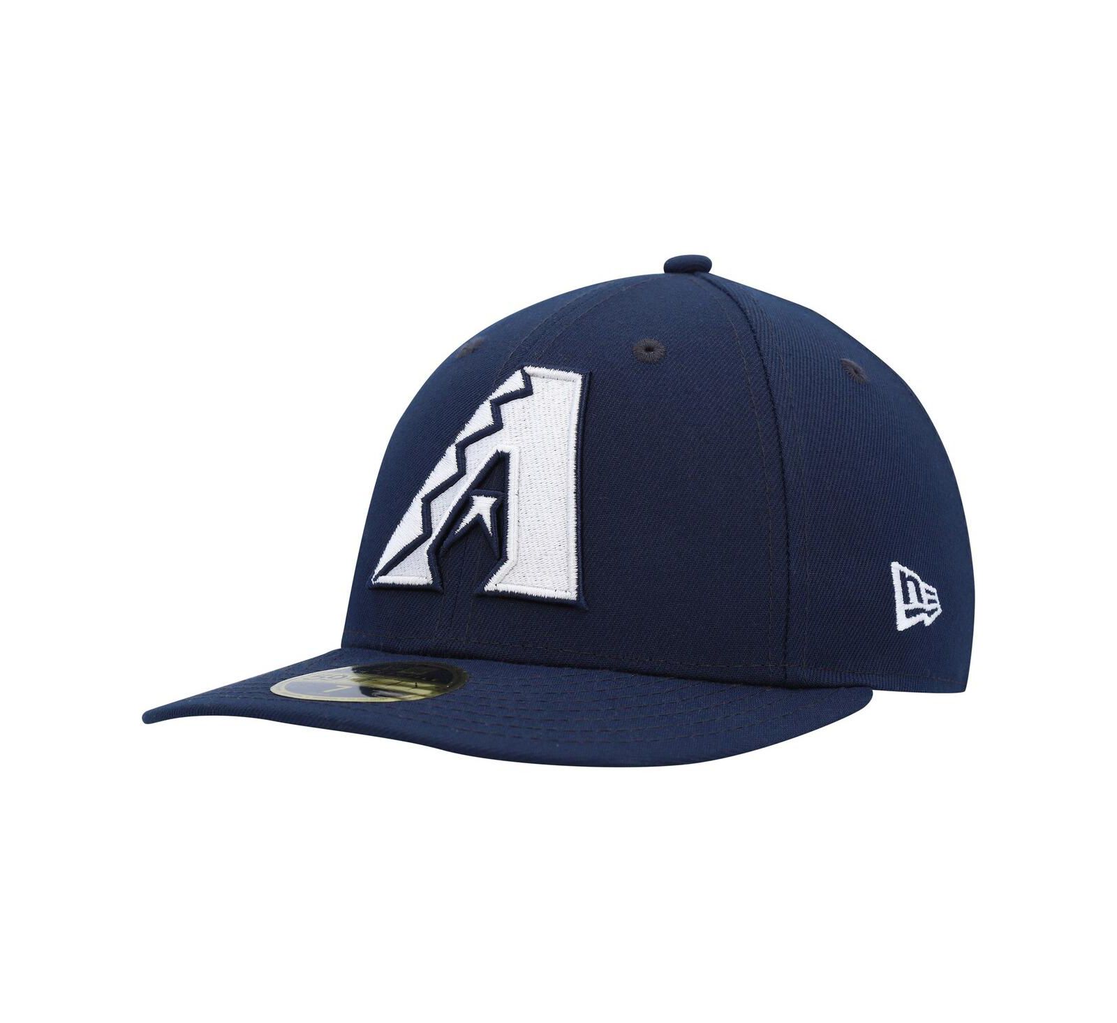 Мужская кепка New Era Navy Arizona Diamondbacks Oceanside Low Profile 59FIFTY Fitted