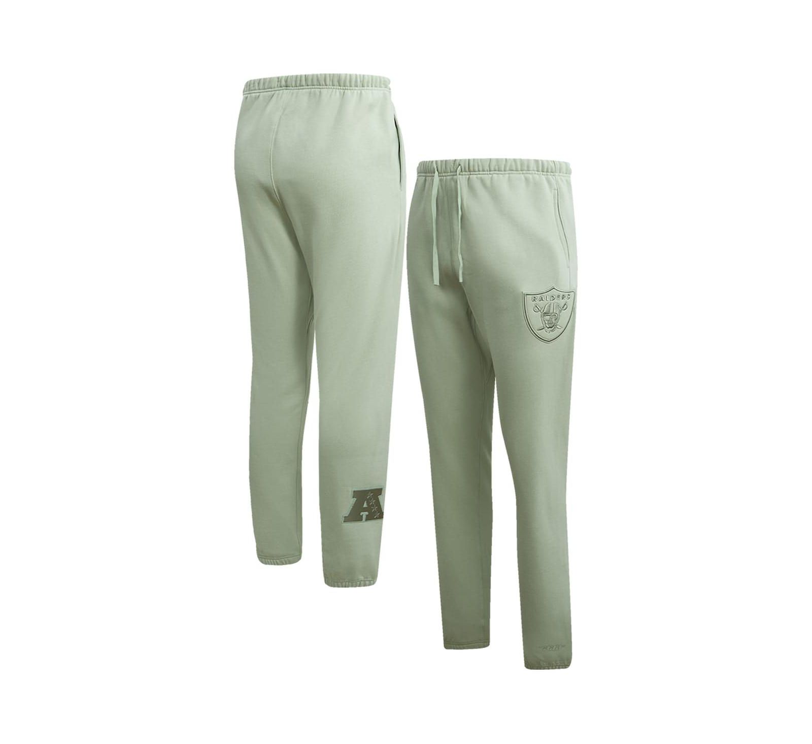 Men's Pro Standard Light Green Las Vegas Raiders Neutral Fleece Sweatpants