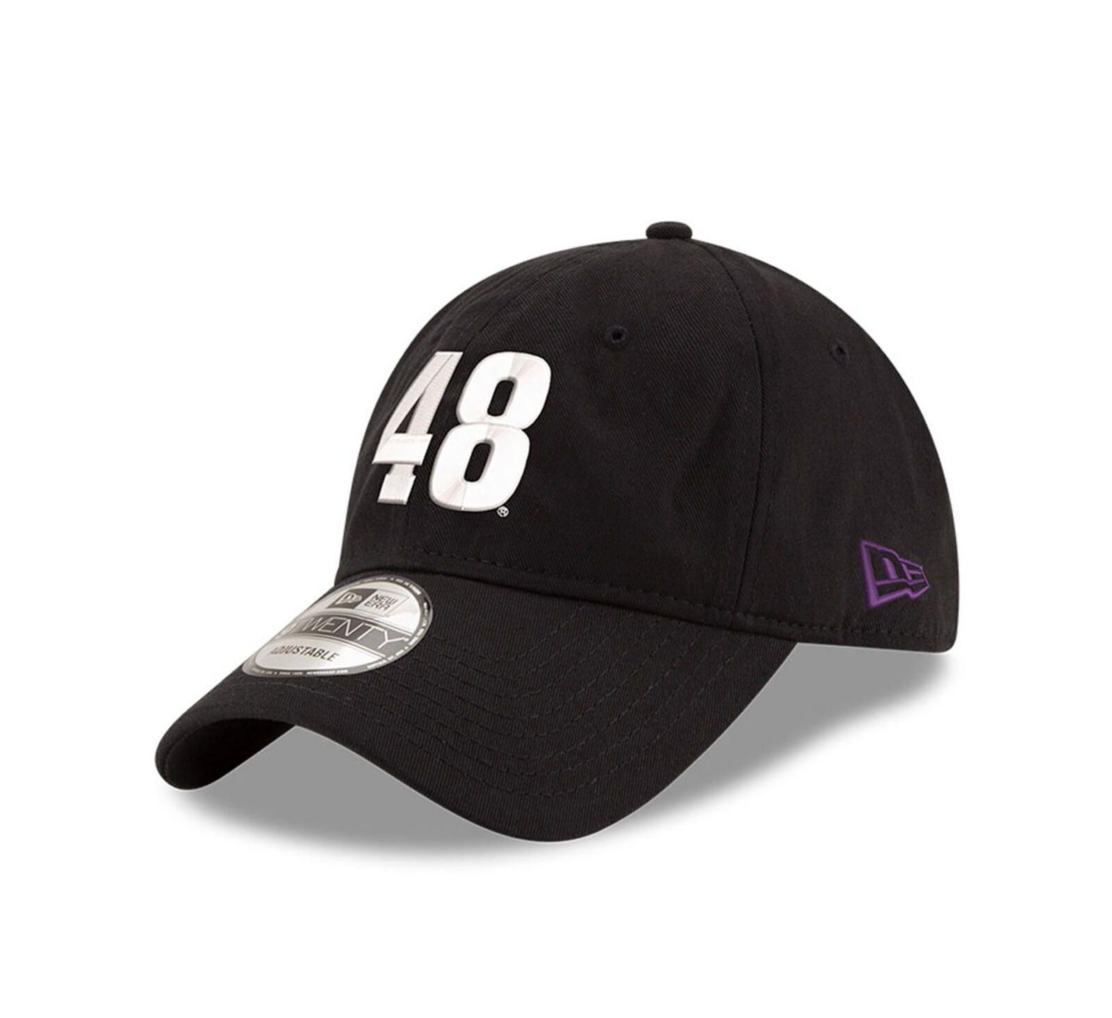 New Era Мужская регулируемая кепка Alex Bowman Enzyme Washed 9TWENTY Black