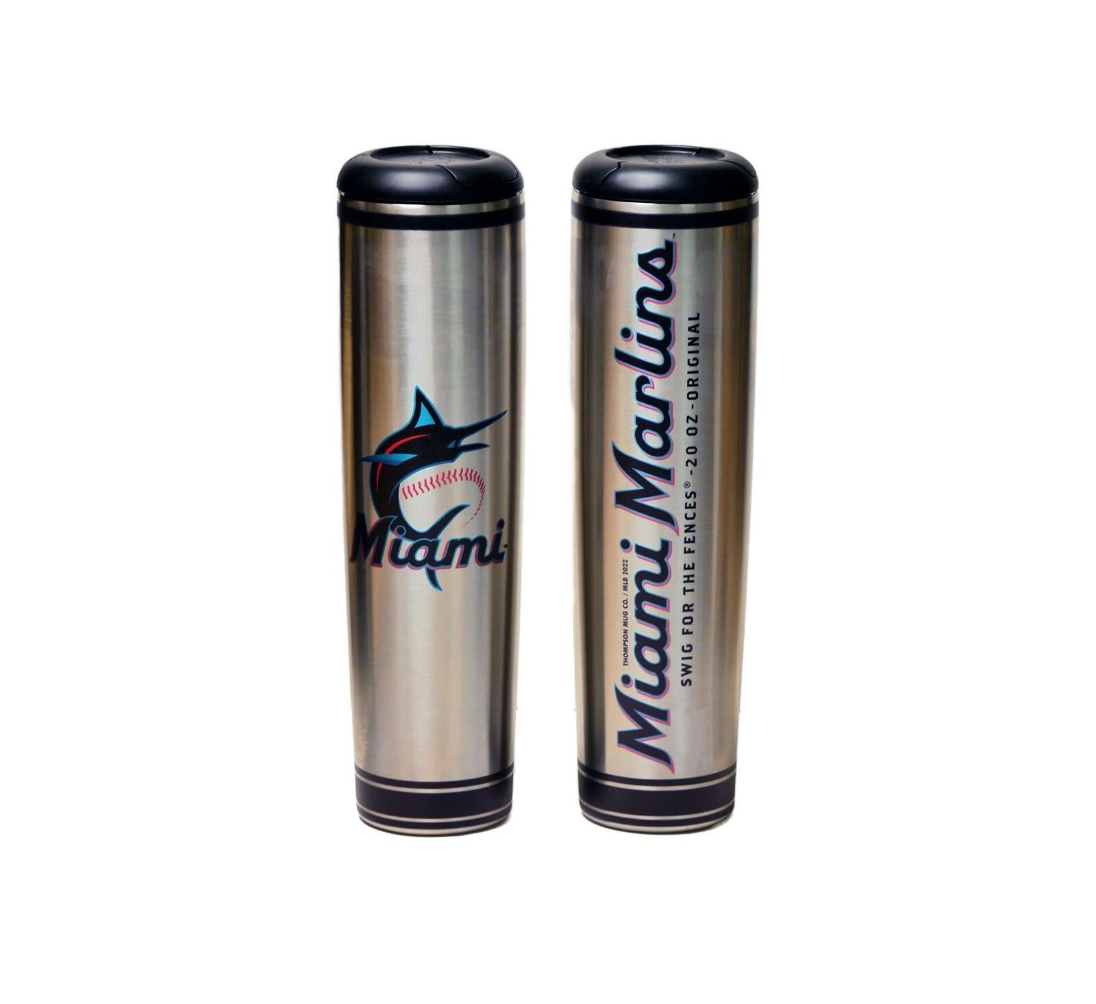 Miami Marlins металлический стакан для напитков 20 Oz
