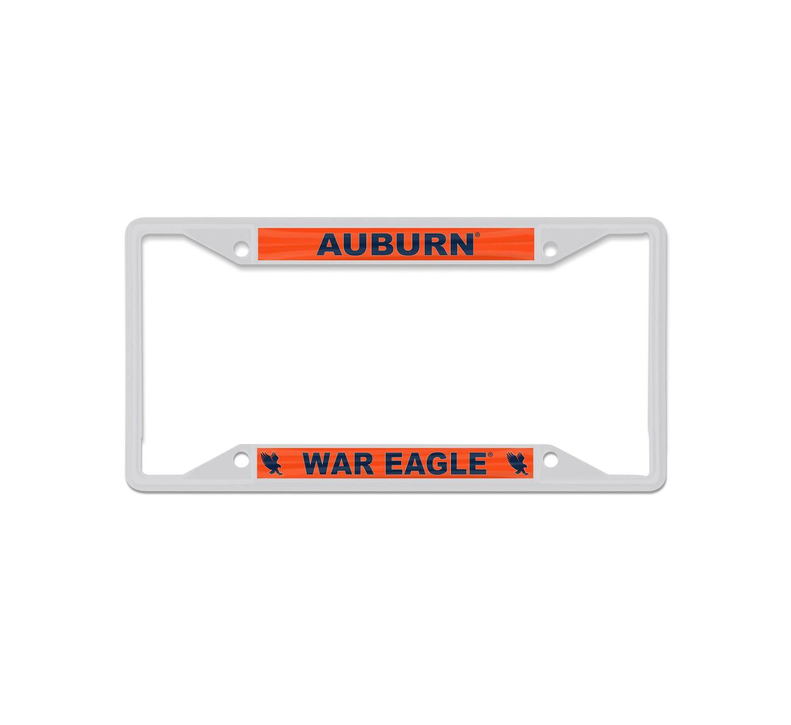 Wincraft Auburn Tigers Chrome Colored License Plate Frame