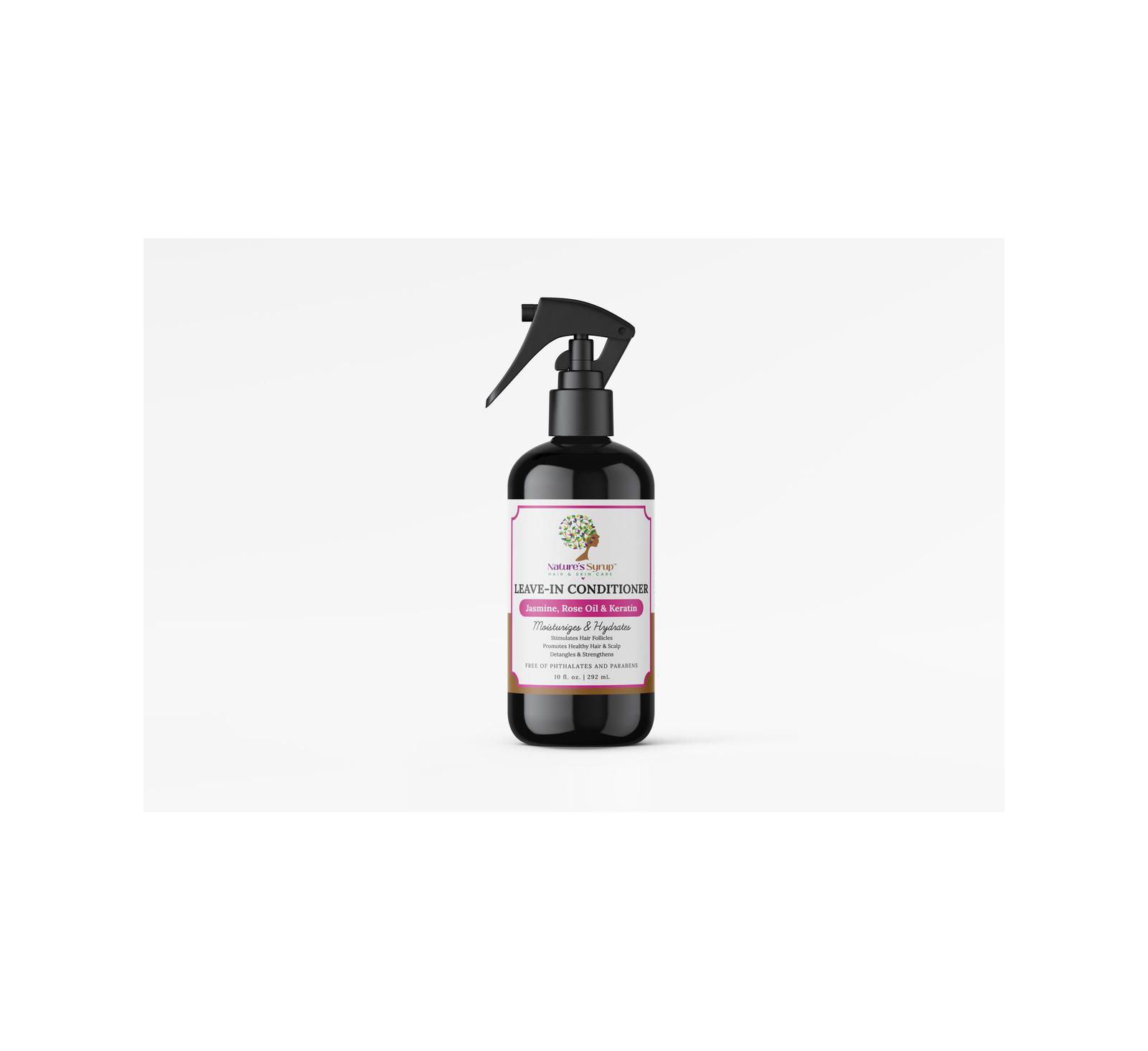 Nature's Syrup Beauty несмываемый кондиционер с жасмином, розовым маслом и кератином, 10 Fl. Oz.
