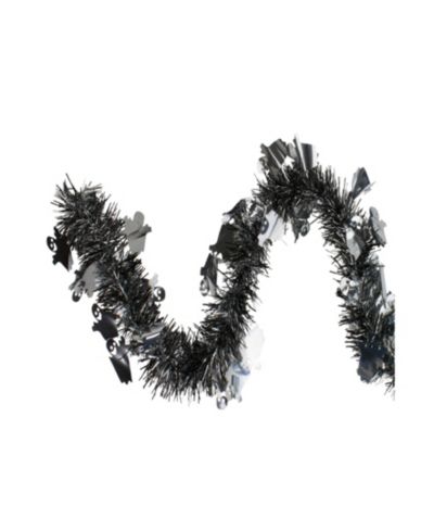Northlight Ghosts Halloween Tinsel Garland, 50' Unlit
