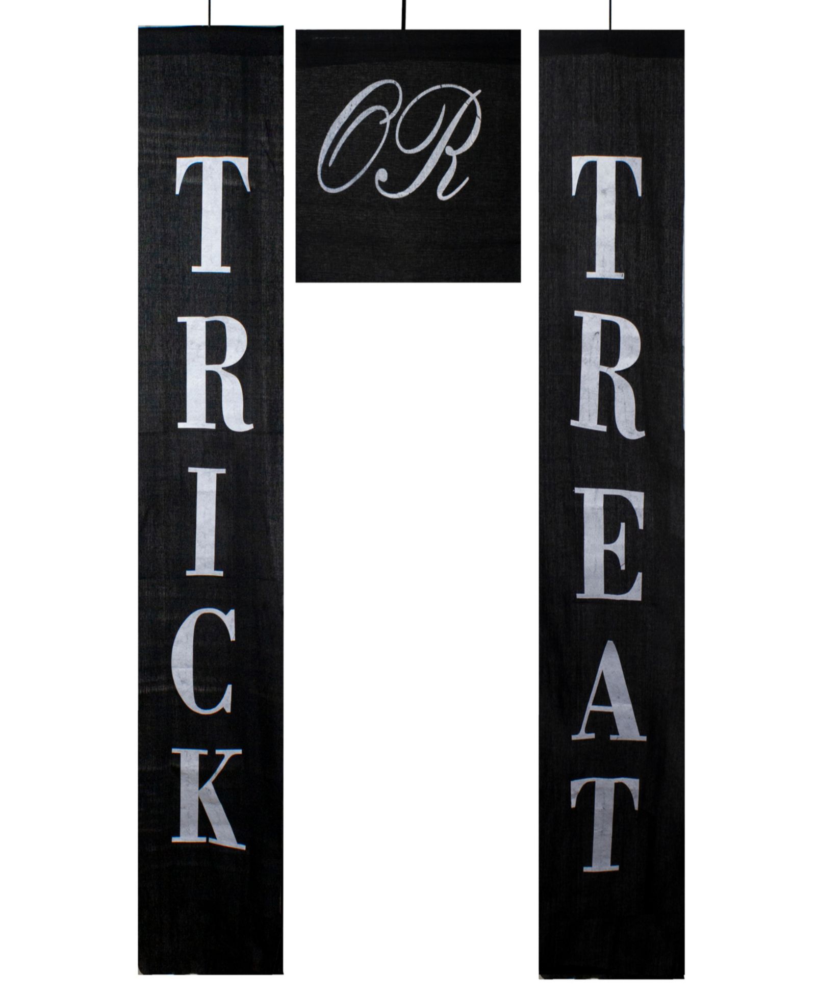 Набор из 3 уличных баннеров для Хэллоуина Trick or Treat, 19.25"