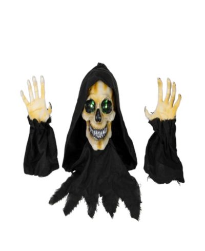 8" LED Lighted Grim Reaper with Sound Outdoor Halloween Decoration