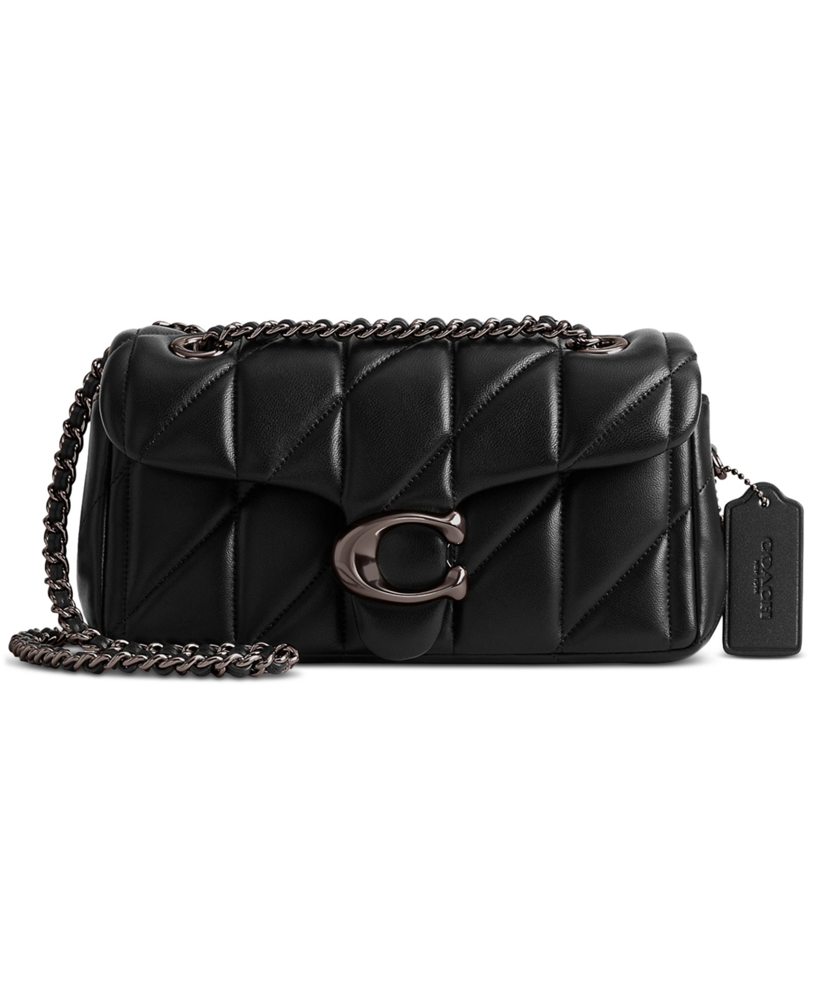 COACH Quilted Tabby Small Leather Shoulder Bag 20