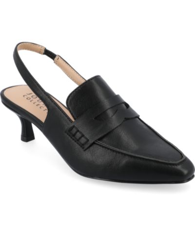 Женские туфли-лодочки Journee Collection Amory Tailored Kitten Heel Slingback