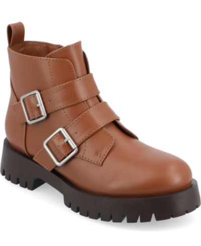 Женские ботильоны Journee Collection Maebry Lug Sole Buckle