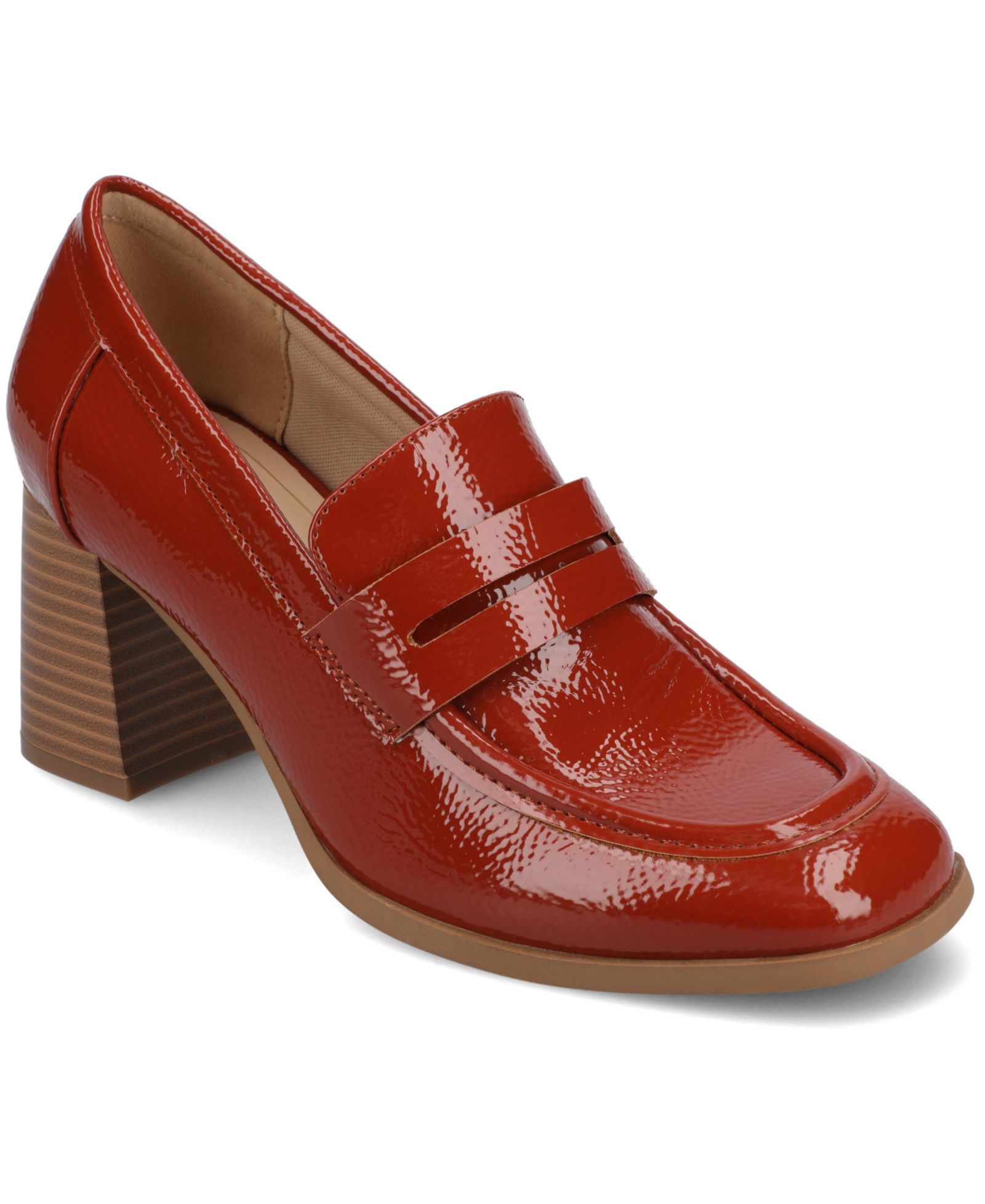 Journee Collection Women's Malleah Heeled Loafers