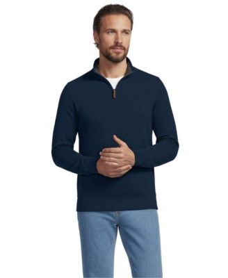 Lands' End Men's Bedford Rib Quarter Zip Sweater
