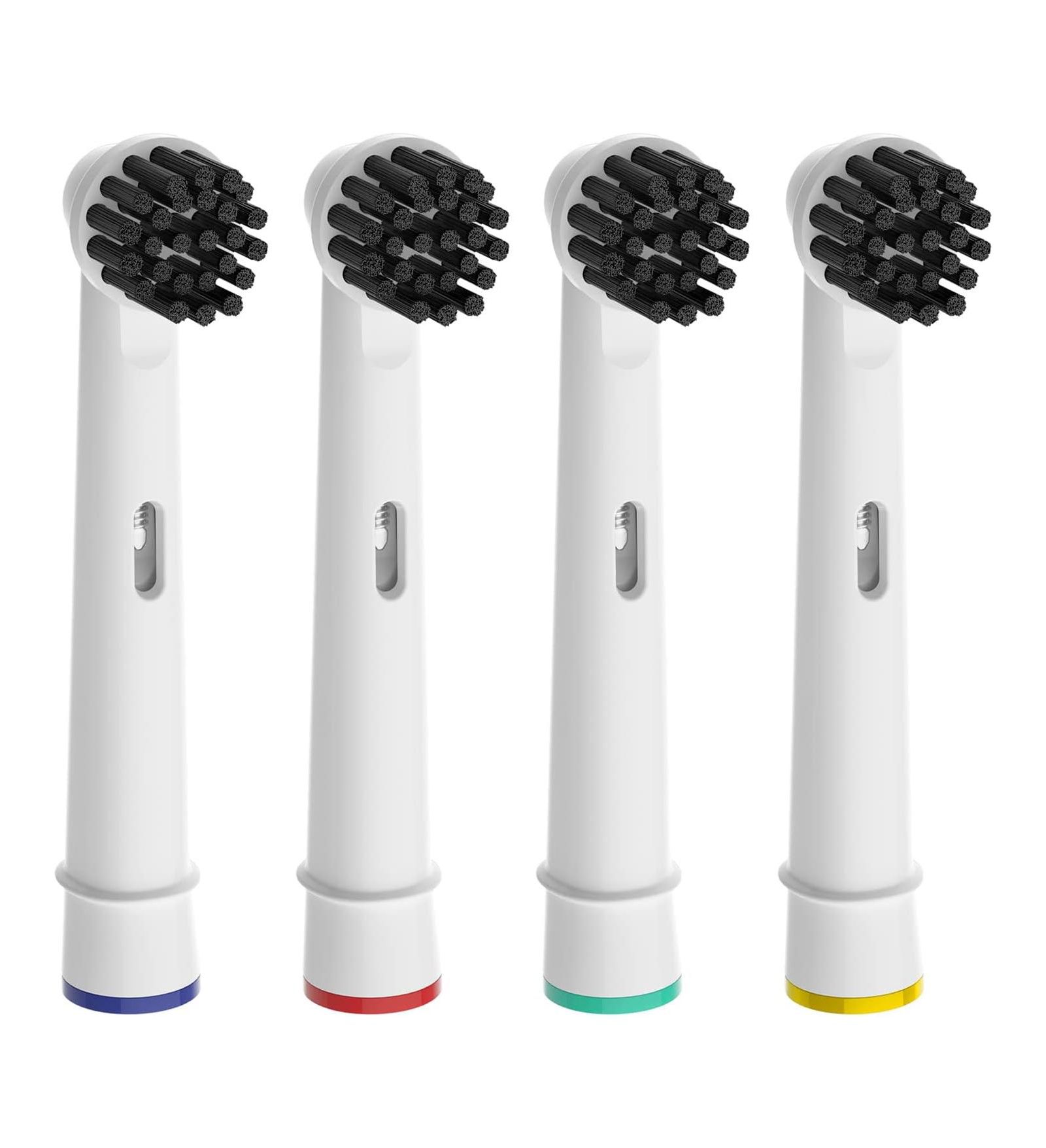 Pursonic Replacement Toothbrush Heads Charcoal Infused Bristles Compatible with Oral B Electric Toothbrush