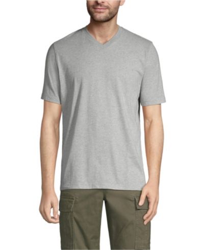 Lands' End Men's Super-T Short Sleeve V-Neck T-Shirt