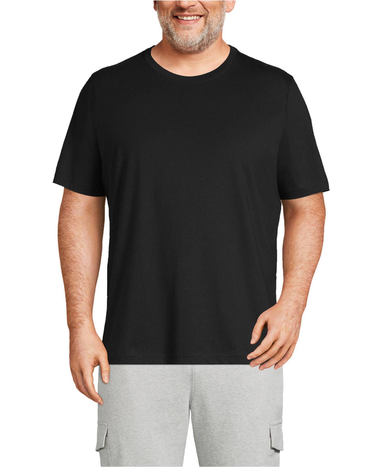 Мужская футболка Lands' End Big & Tall Super-T Short Sleeve