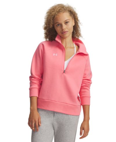 Женский флисовый свитшот Under Armour Rival Fleece Mock-Neck Half-Zip