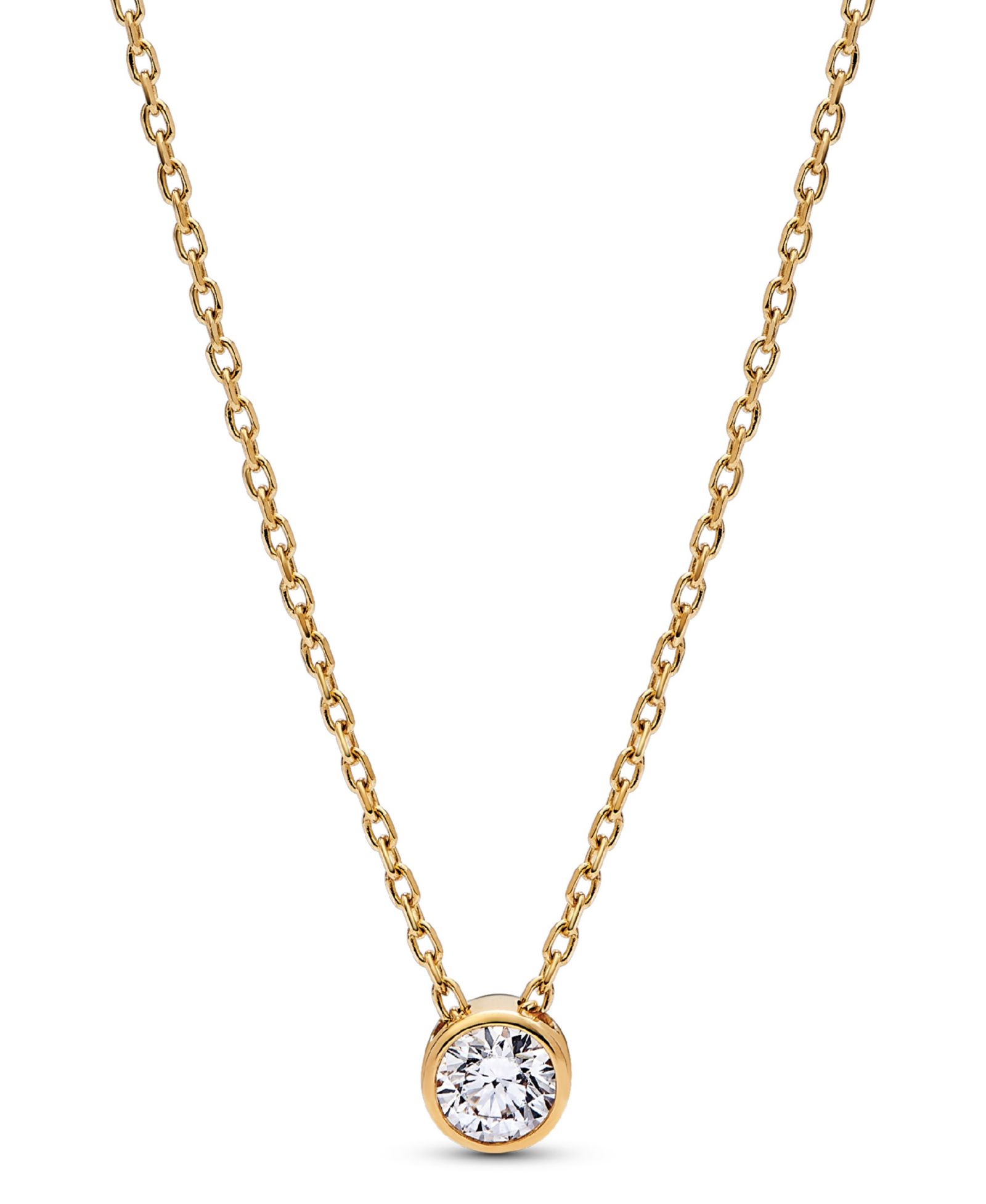 Подвеска-ожерелье Pandora Era Lab-Grown Diamond Bezel Pendant Necklace