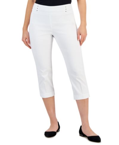 Женские брюки JM Collection Petite Rivet-Detail Capri