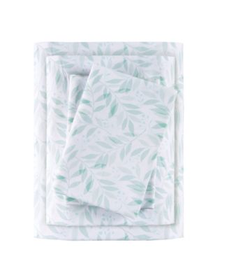 Madison Park Essentials Printed Cotton Percale 4-Pc. Sheet Set, Full