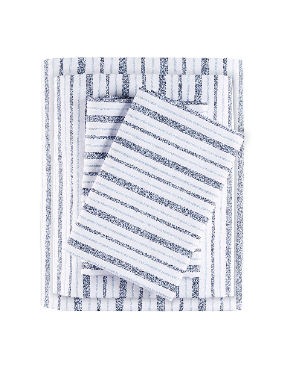 Комплект простыней Madison Park Essentials Printed Cotton Percale, King