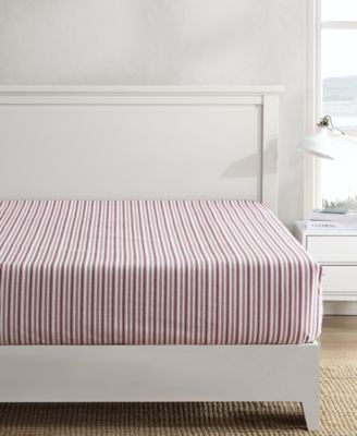 Простыня на резинке Nautica Coleridge Stripe Cotton Percale, Twin