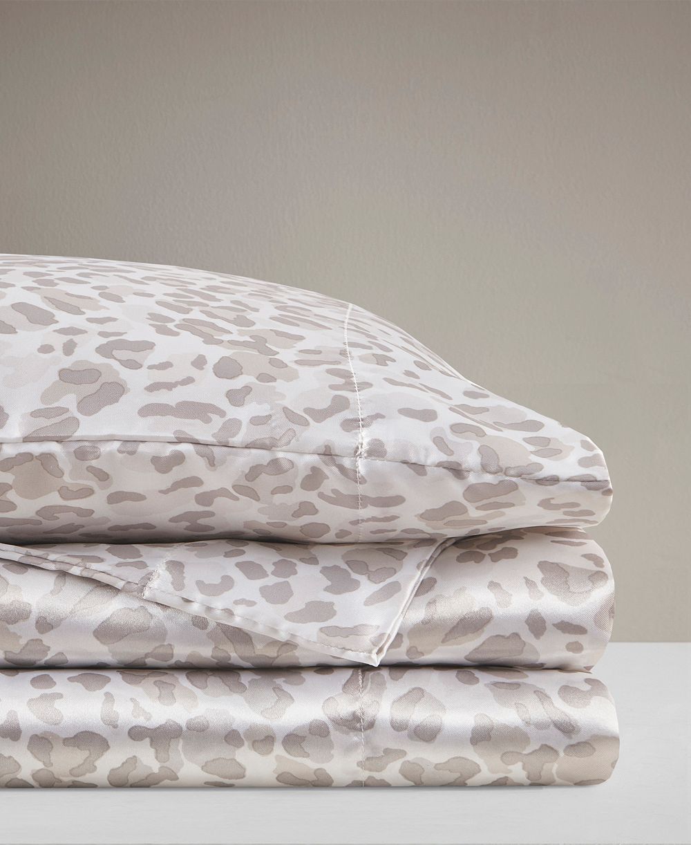 Madison Park Essentials Printed Satin Sheet Set, King