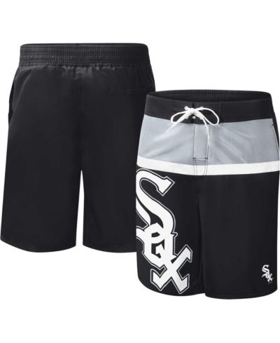 Мужские плавательные шорты G-III Sports by Carl Banks Chicago White Sox Sea Wind, черные