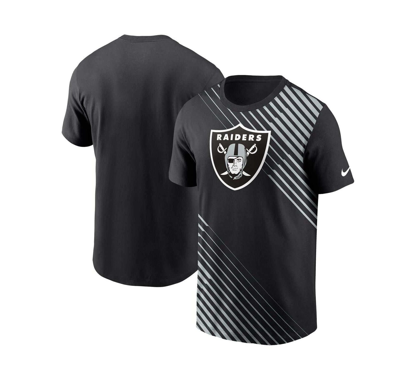 Мужская футболка Nike Black Las Vegas Raiders Yard Line Fashion Asbury