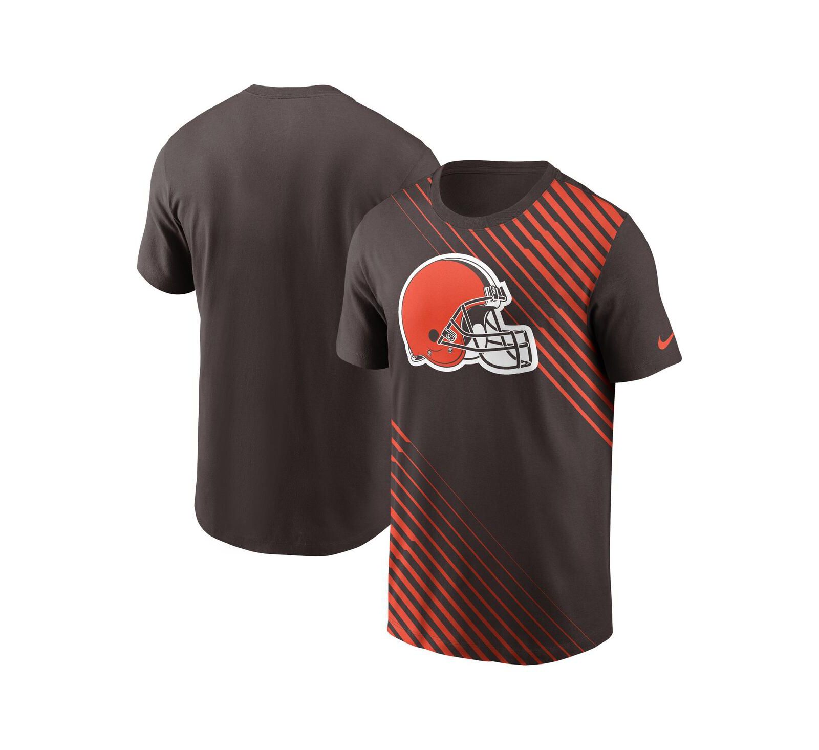 Men's Nike Brown Cleveland Browns Yard Line Fashion Asbury T-shirt