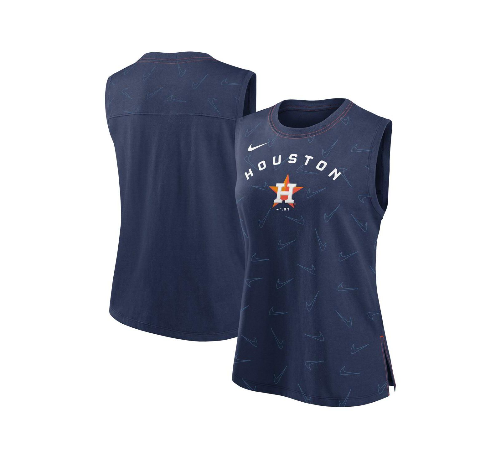 Женская майка Nike Navy Houston Astros Muscle Play