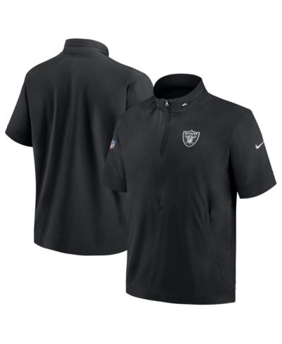 Мужское худи Nike Las Vegas Raiders с молнией на четверть длины и коротким рукавом