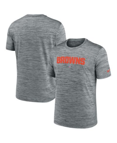 Men's Nike Gray Cleveland Browns Velocity Performance T-shirt