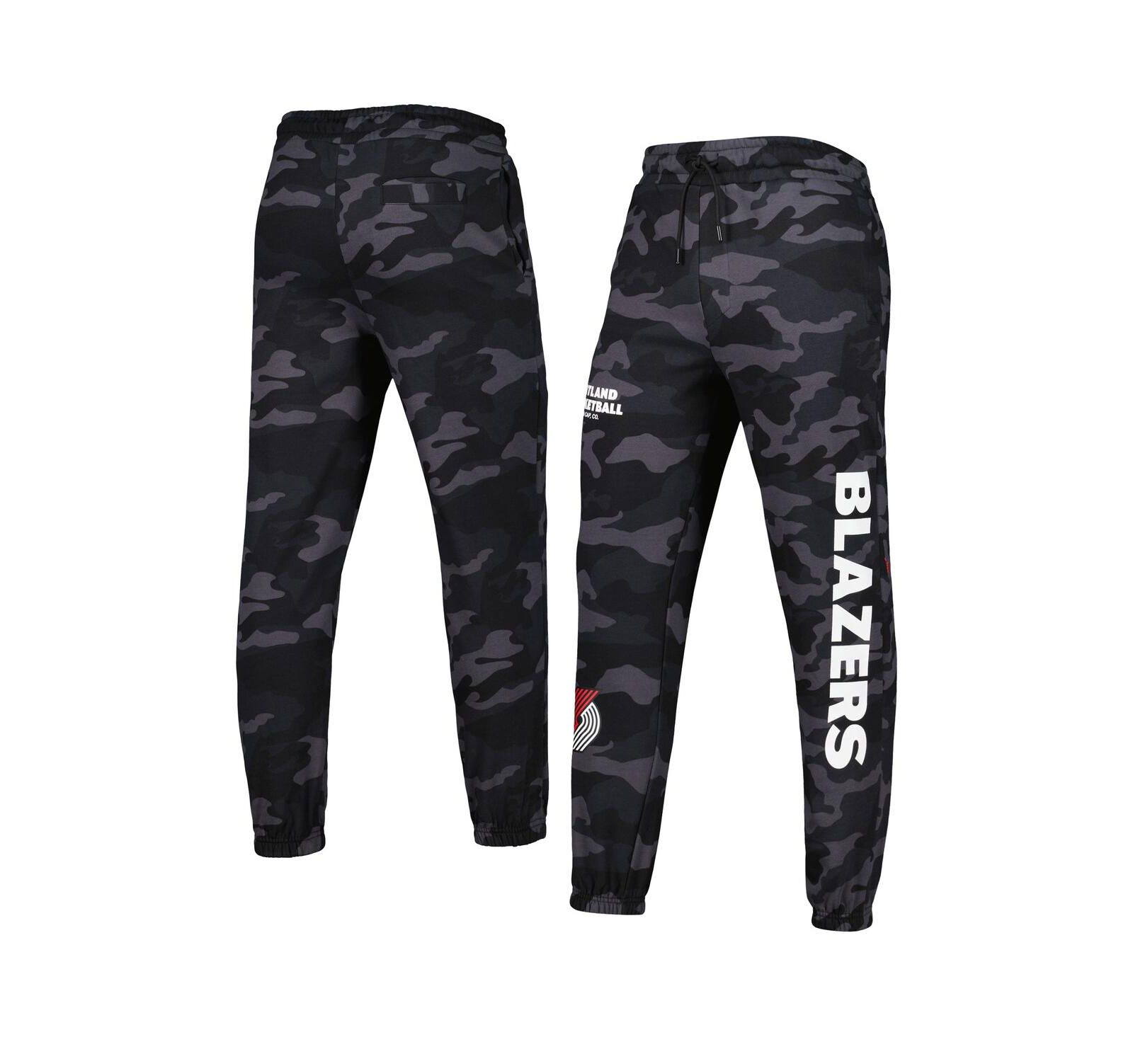Мужские джоггеры New Era Black, Camo Portland Trail Blazers Tonal