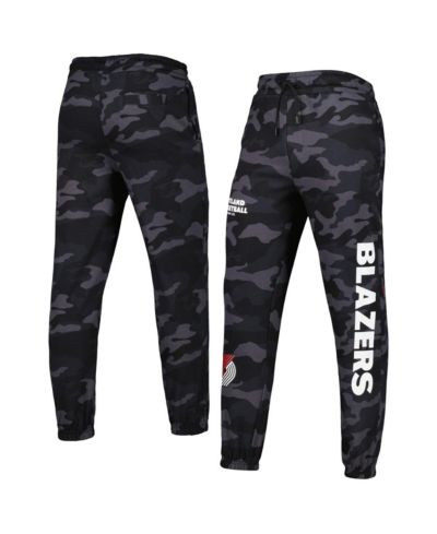 Men's New Era Black, Camo Portland Trail Blazers Tonal Joggers