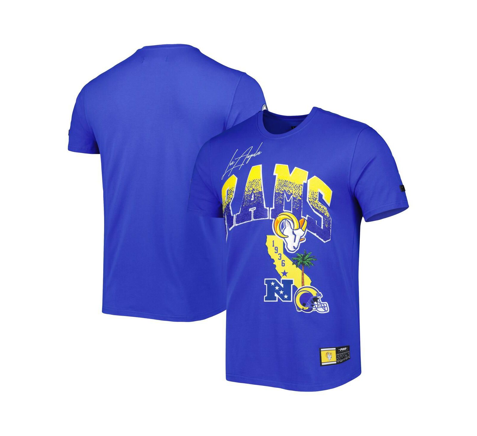 Мужская футболка Pro Standard Royal Los Angeles Rams Hometown Collection