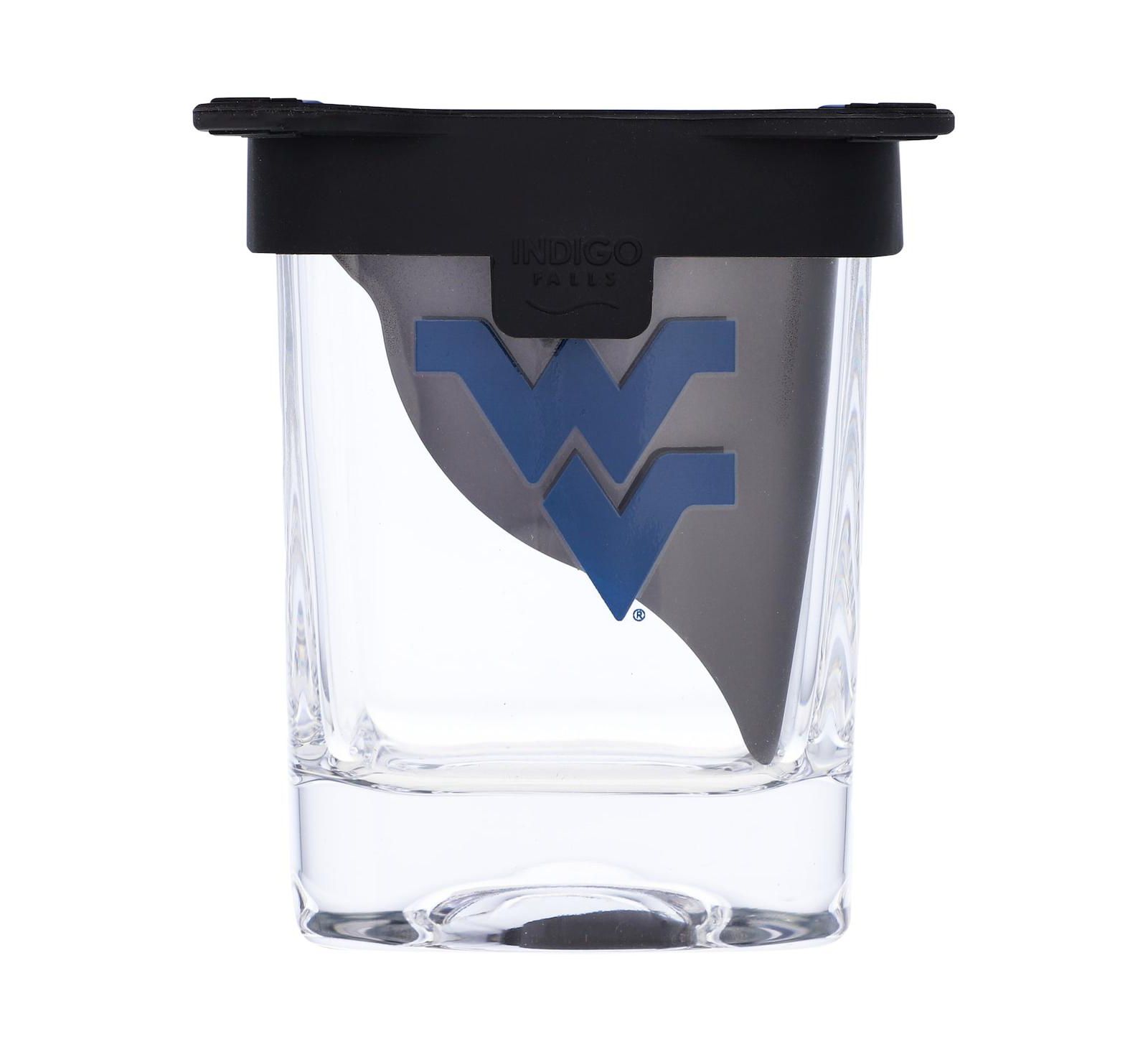 West Virginia Mountaineers 10 Oz Ice Wedge Glass