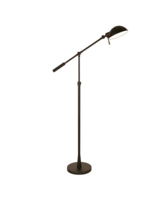 Hudson & Canal Dexter 61" Metal Shade Height Adjustable and Tilting Floor Lamp