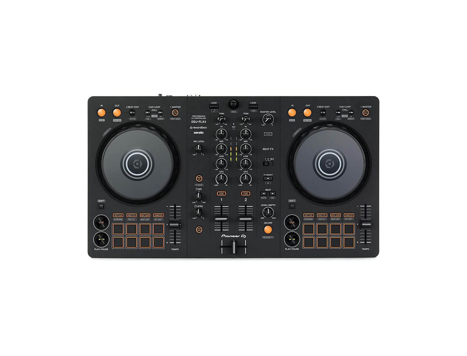 DJ-контроллер Pioneer 2-Deck Rekordbox and Serato, графитовый