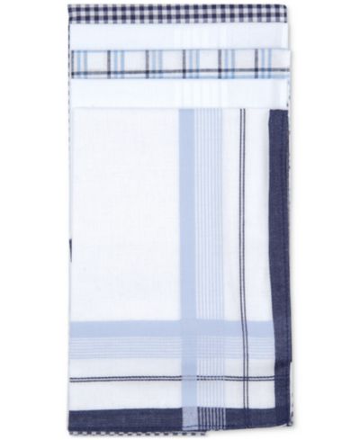 Мужские платки Club Room Blue Patterned, 5 шт