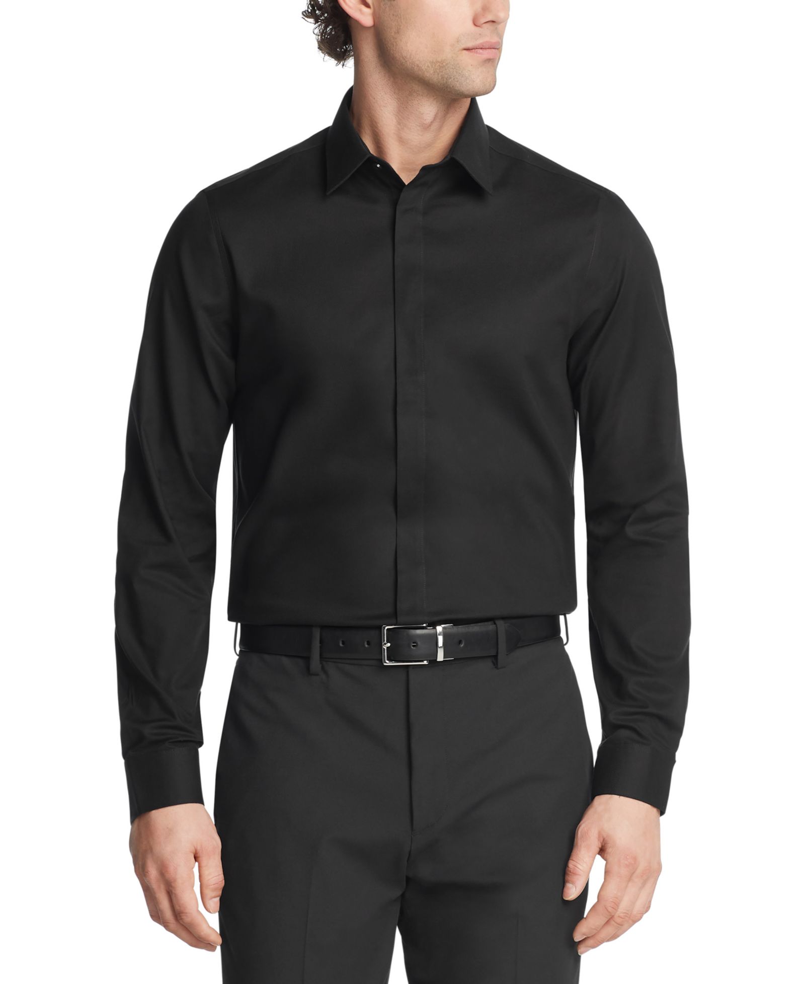 Мужская классическая рубашка Calvin Klein Tailored Occasion Dress Shirt, Slim Fit