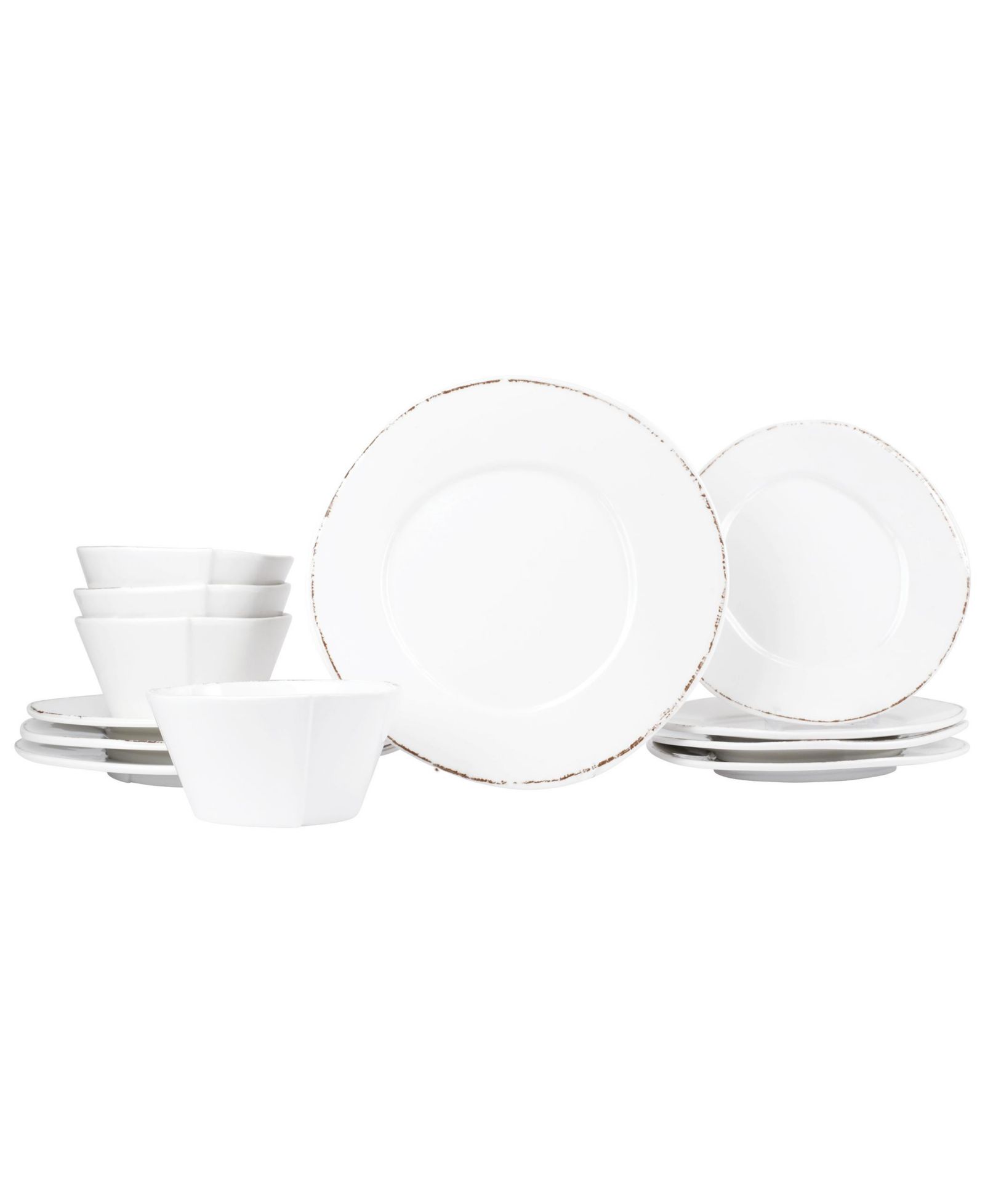 Набор посуды VIETRI Melamine Lastra 12 Pc.